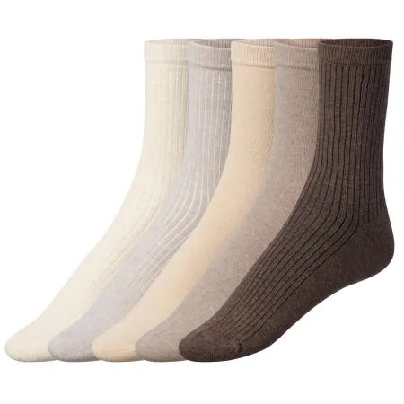 Esmara Skarpetki Damskie 5-pak BIO Bawełna Organiczna Paleta Barw Ziemi 39-42