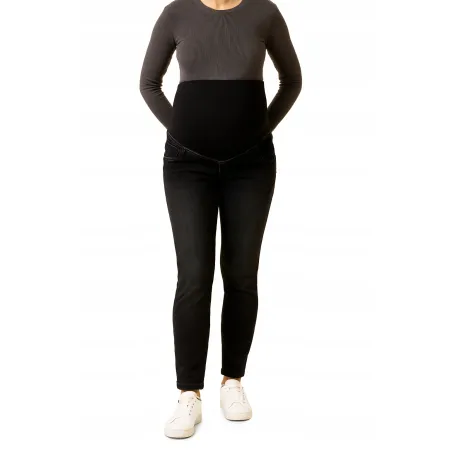 Jeansy Ciążowe Damskie Bellybutton 42 Szare Slim Fit Wygodne Bawełniane