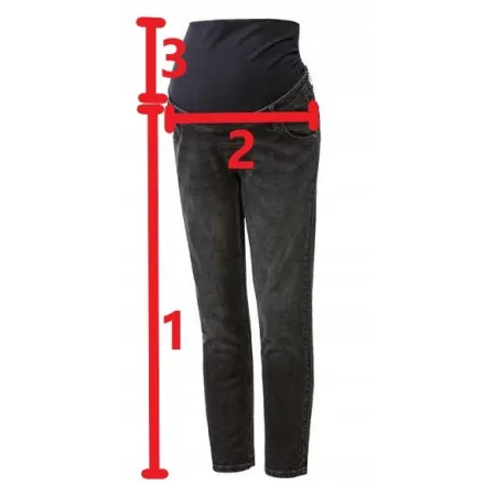Jeansy Ciążowe Damskie Bellybutton 42 Szare Slim Fit Wygodne Bawełniane