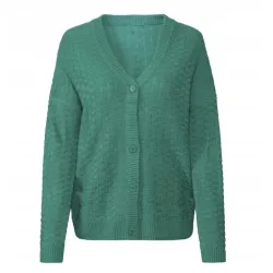 Sweter Damski Esmara S (36/38) Zielony Kardigan Dzianinowy Guziki Modny