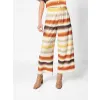 Esmara Spodnie Damskie Wide Leg Kuloty W Paski S (36/38) Wysoki Stan Eco