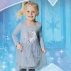 Sukienka Dziewczęca Kraina Lodu Frozen 122/128 Tiulowa Niebieska Koń Nokk