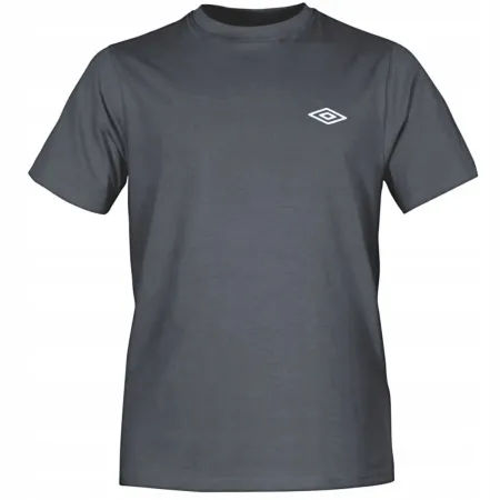Koszulka Krótki Rękaw/T-shirt męski UMBRO XXL 100% bawełna szara logo