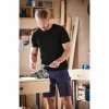 PARKSIDE jeansowe krótkie SPODENKI robocze szorty JEANS cargo 50 Bawełna