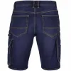 PARKSIDE jeansowe krótkie SPODENKI robocze szorty JEANS cargo 50 Bawełna