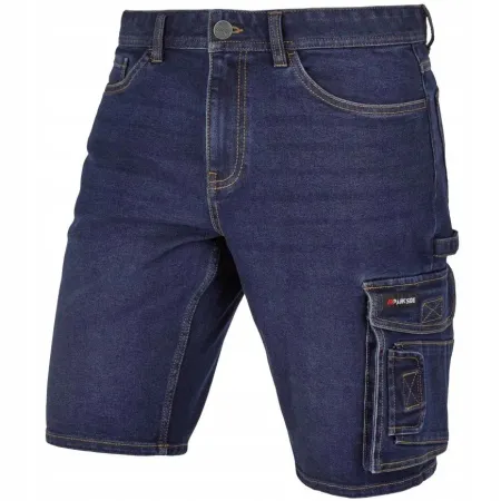 PARKSIDE jeansowe krótkie SPODENKI robocze szorty JEANS cargo 50 Bawełna
