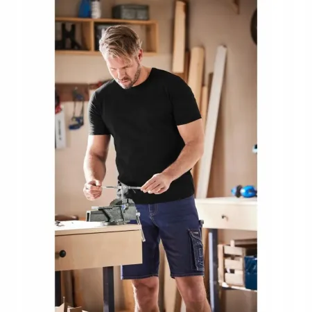 PARKSIDE jeansowe krótkie SPODENKI robocze szorty JEANS cargo 50 Bawełna