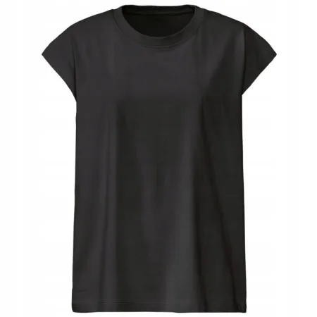 Zestaw 2 Koszulki T-shirty Damskie Oversize 100% Bawełna XS32/34 Czerń Biel
