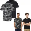 T-shirt Męski PARKSIDE 2-pak S 44/46 100 % Bawełna Czarny Moro Kamuflaż