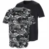 T-shirt Męski PARKSIDE 2-pak S 44/46 100 % Bawełna Czarny Moro Kamuflaż