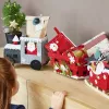 LOKOMOTYWA Mikołaj Koszyk Dekoracyjny Filc LIVARNO HOME Świąteczny Pojemnik